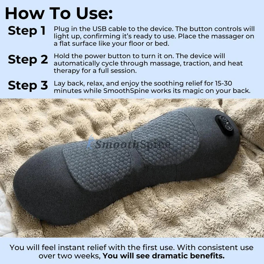 SmoothSpineRelief - Triple Fusion Massager